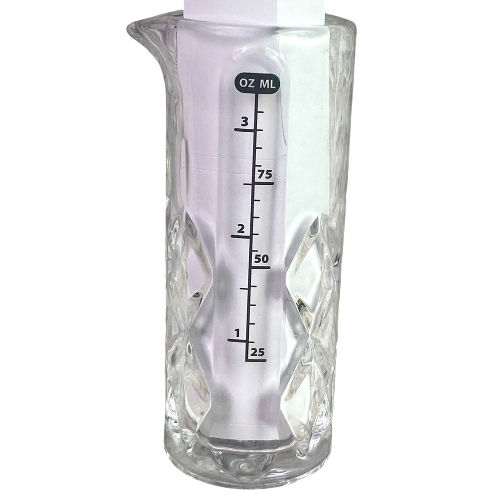 Final Touch Yarai Jigger Glass 3.4oz 100ml Cocktail Mixing Bar‎ Cart